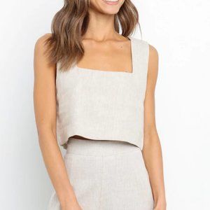 Devlin 100% Linen Top - Petal & Pup